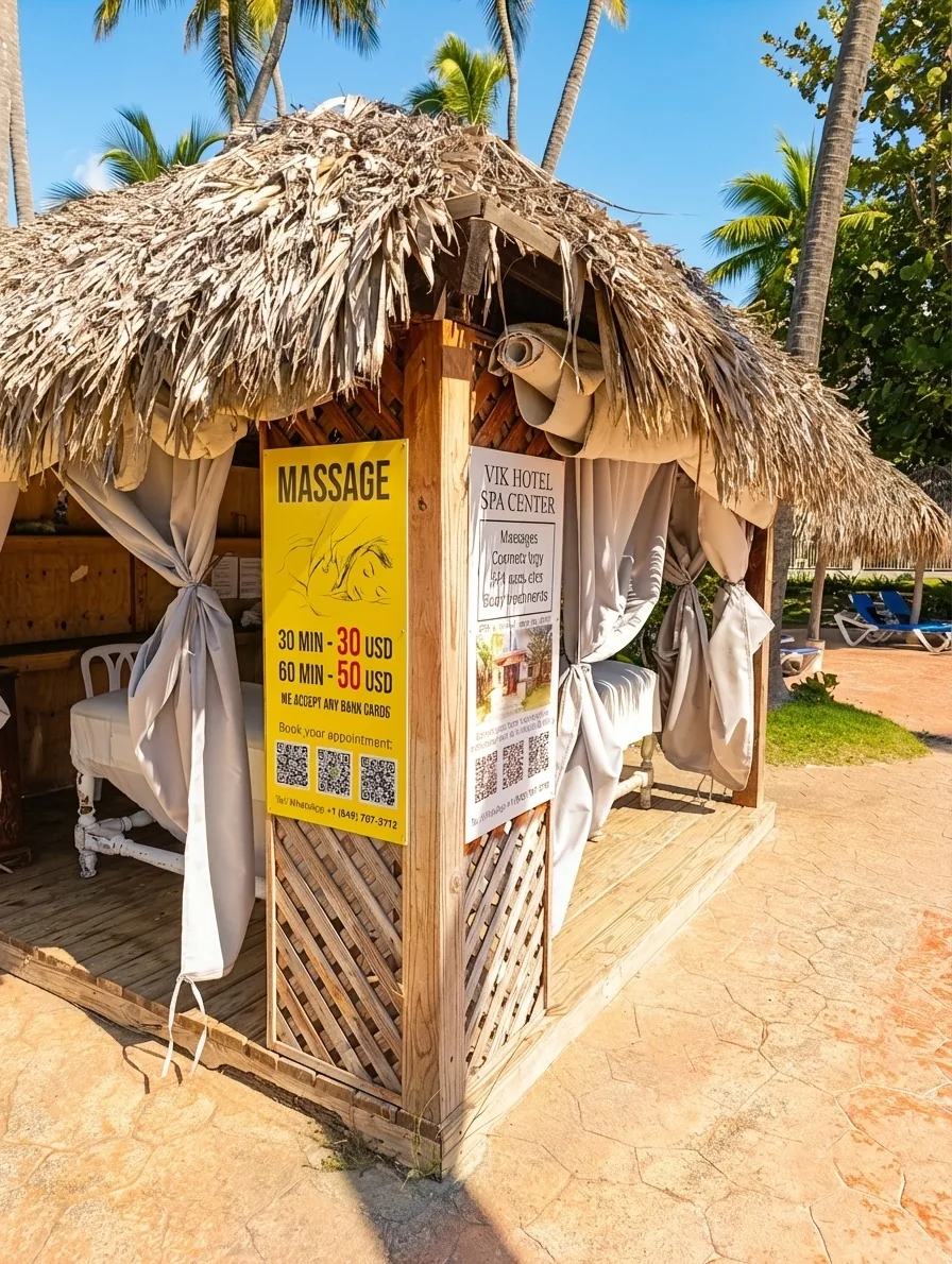 Poolside Massage Pavilion