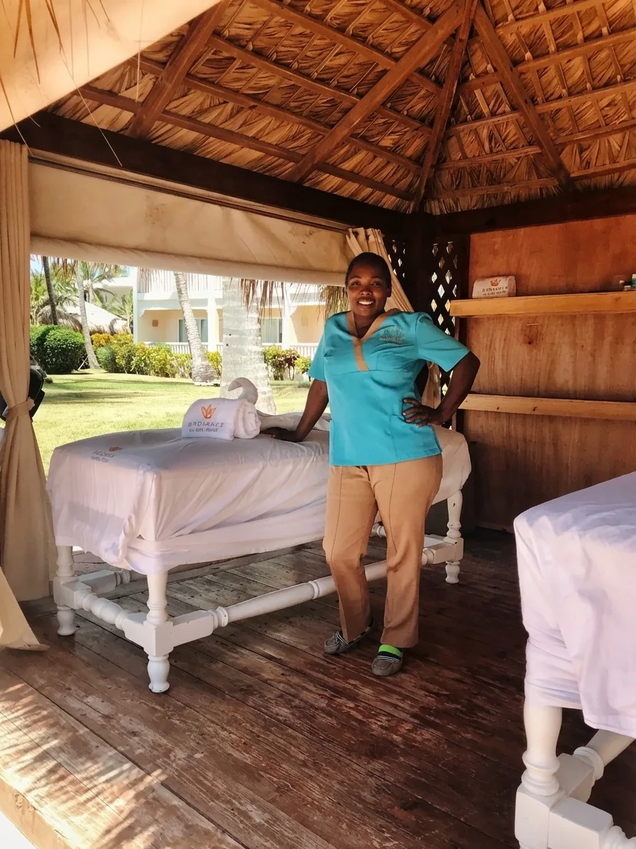 Poolside Massage Pavilion