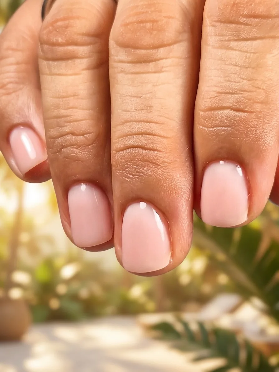 Sheer Pink Manicure