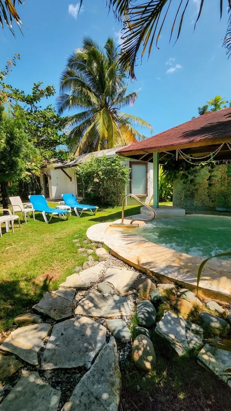 Tropical Garden Jacuzzi