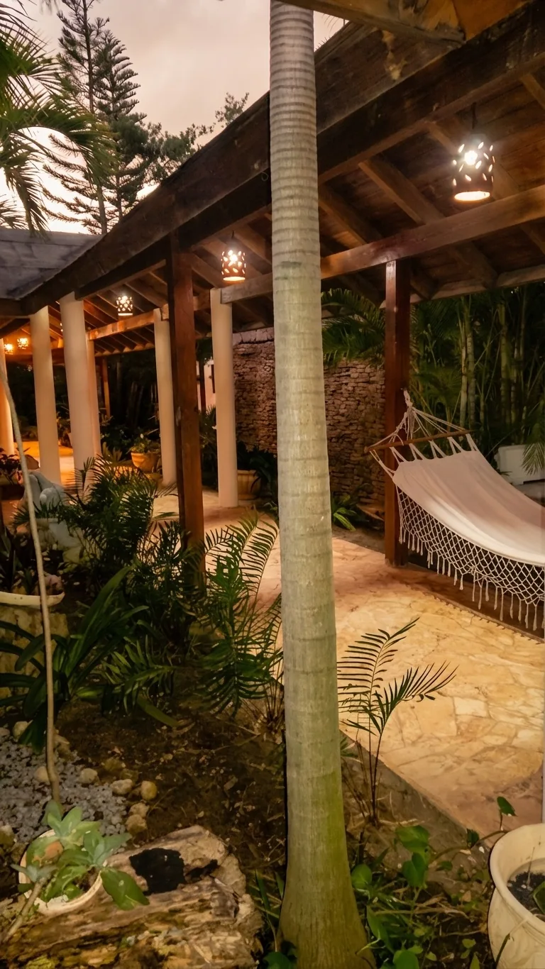 Spa Garden with Hammock