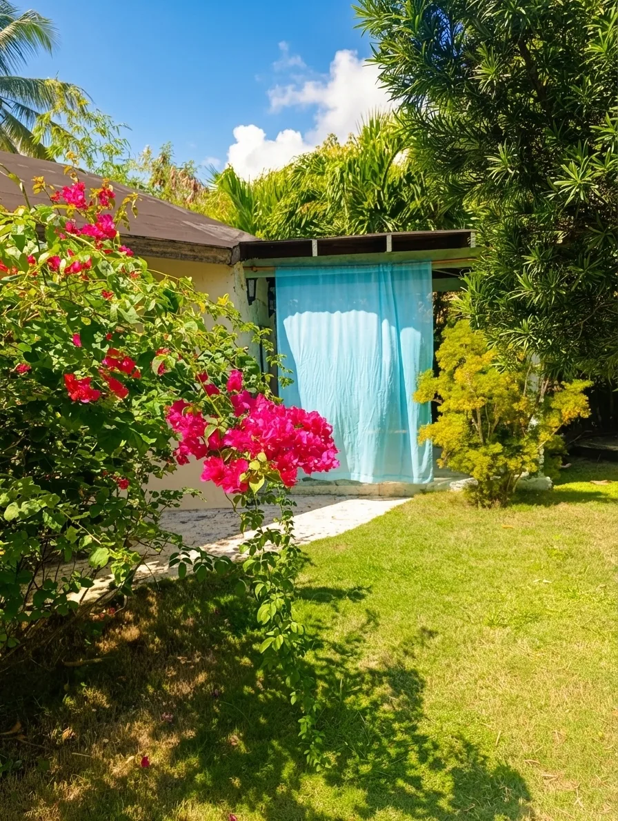 Tropical Spa Garden Entrance
