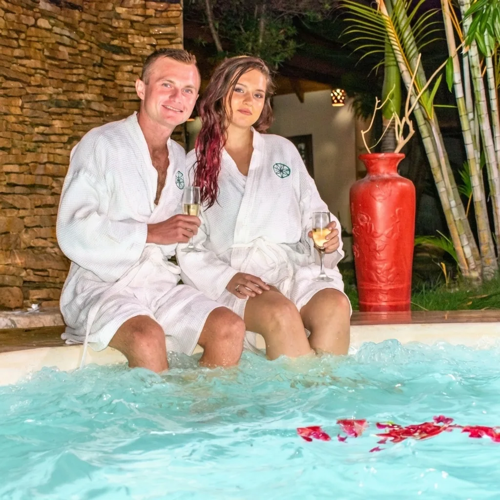 Romantic Jacuzzi Evening