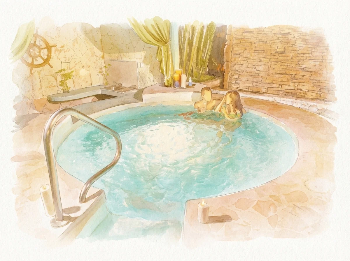 Jacuzzi & Sauna for 2 Persons at RADIANCE SPA Punta Cana